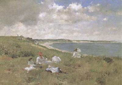 William Merrit Chase Leisure (mk09) oil painting picture